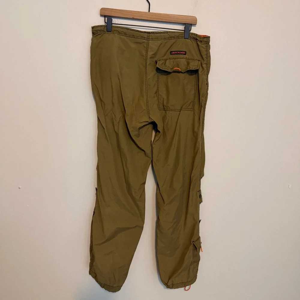 Vintage Y2K Abercrombie Paratrooper cargo pants utility green M gorpcore